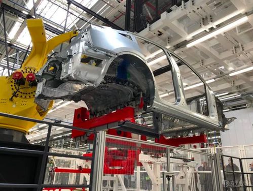 特斯拉柏林工厂将投产 45秒产出一个model y车身