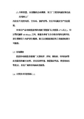 6万吨电熔镁生产线项目可行性研究建议报告书.doc